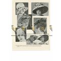 Women's Hats (Hairstyles on Reverse), 1910-1934...