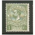 Monaco stamps 1910 - SG D36 - Postage Due 1c ol...