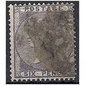 1856 SG69 6d Deep Lilac Wmk Emblems Good/Fine U...