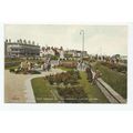 NICE PRINTED POSTCARD of SUNK GARDENS & WAR MEM...