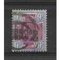 GB.SG250 9d Dull Purple and Ultramarine.Variety...