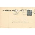 Canada #P66d Postal Card George VI USED 1944 Pr...