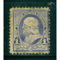 Used 219 1c Benjamin Franklin Average Plus M01941