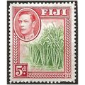 Fiji 1938 SG259 5d Yellow-Green & Scarlet Mount...