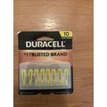 1x Duracell 16 Pack Hearing Aid Batteries Size 10