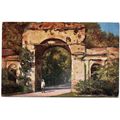 OILETTE POSTCARD OF THE BAILLEY GUARD GATE LUCK...