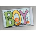 Pack of 6 baby boy birth announcement cards wit...