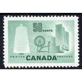 Canada 1958 Sg50c GREEN LIGHTLY M/MINT (G48)