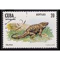 Cuba 1982 Reptiles 20c Used Stamp