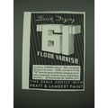 1938 Pratt & Lambert 61 Floor Varnish Ad - Quic...