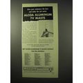 1950 Alcoa Aluminum TV Masts Ad - Give The Best