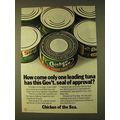 1979 Chicken of the Sea Tuna Ad - Gov't Seal Approval
