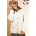 Crochet Sweater Pattern Textured Cardigan