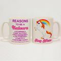 Reasons To Be A Unicorn Mug PERSONALISED Any Na...