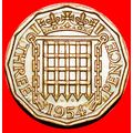 PORTCULLIS (1954-1970): UNITED KINGDOM★3 PENCE ...