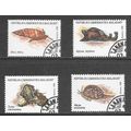 MADAGASCAR 1992 SNAILS MOLLUSCS GASTROPODS USED
