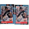 TWO 1988 Leaf and Donruss Nolan Ryan baseball c...