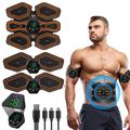 Rechargeable EMS Abdominal Muscle Toning Belt T...