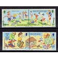 ISLE OF MAN SG416-419 1989 EUROPA: CHILDRENS GA...
