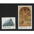 Faroe Is. Christmas Churches 2v 1996 MNH SG#318...