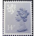 Great Britain QEII 1981 Scotland 14p Grey Blue ...