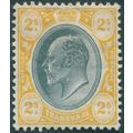 Transvaal 1906 2s black & yellow SG268 unused