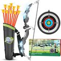 Kids Bow and Arrow Set, LED Light up Archery To...