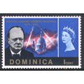 Dominica 1966 - SG187 - 1c blue - Churchill Com...