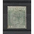 Gibraltar.SG22 5c Green.Fine Used.Sept18