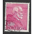 PORTUGAL 1952 1e MAUVE PINK PROF GOMES TEIXEIRA...