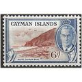 Cayman Islands 1950 SG142 6d Red-Brown & Blue M...