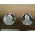 Two American Mint $20 Silver Coins Franklin Roo...