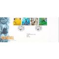 GB 1998 Carnival FDC Bureau cancel with enclosu...