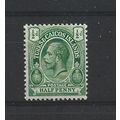 Turks&Caicos.SG129 1/2d Green.Watermark Uncheck...