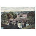 Chatsworth House and Bridge Derbyshire Woodbury...