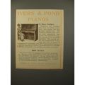 1913 Ivers & Pond Piano Ad - NICE
