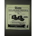 1990 Williams Gun Sight Mounts Ad - See Through Us