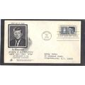 FDC Art Craft 1246 5c John F. Kennedy (Cachet-T...