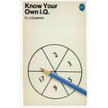 Know Your Own IQ HJ Eysenck 1962 Book Postcard