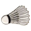 Badminton Shuttlecock Metal Enamel 25mm Pin Bad...