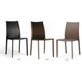 2 Black Brown Or Taupe Leather Dining Accent Of...