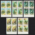 Laos Dinosaurs Prehistoric Animals 5v Blocks of...