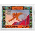 UGANDA 1994 DISNEY LION KING SIMBA ESCAPE HYENA...