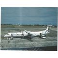 DASH 8 AIRCRAFT FLYBEE.. ATGUERNSEY AIRPORT CAR...