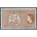 Bermuda 1953 2s brown SG146 unused