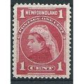 Newfoundland 1897 SG84 1c Carmine Mounted Mint ...