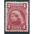 Newfoundland 1897 SG84 1c Carmine Mounted Mint ...