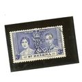 St Helena KGVI 1937 Coronation 3d Blue Used SG ...