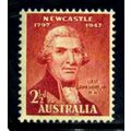 AUSTRALIA 1947 SG 219 2 1/2d LAKE LT JOHN SHORT...
