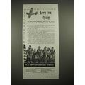 1940 U.S. Army Recruiting Service Ad - Keep 'Em...